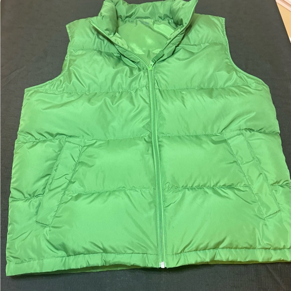 Lands' End Vibrant Green Vest